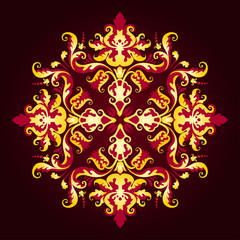 Elegant background with lace ornament