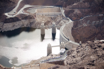 Ariel View of Hoover Damn
