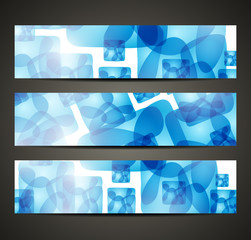 Fototapeta premium banner with abstract pattern