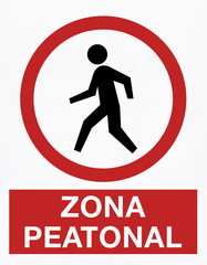Pedestrian zone