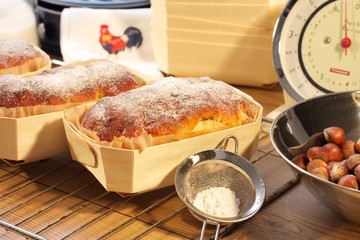 Rosinenbrot im Spankörben