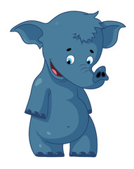 Cute cartoon elephant