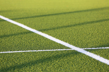 Obraz premium Linien auf Kunstrasenplatz