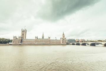 Fototapeta premium Big Ben and House of Parliament in London