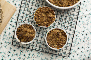 Individual Apple Crumble