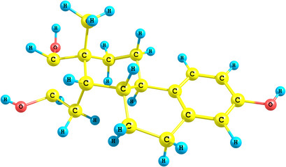 Estriol molecular structure