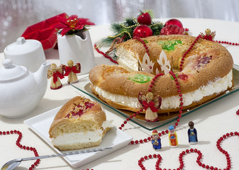 Roscón de Reyes.
