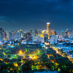 Obraz premium Bangkok night view