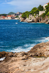 Fototapeta na wymiar Adriatic Sea Coastline in Croatia