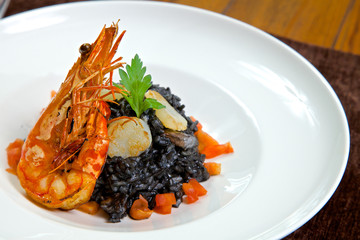 Food in the restaurant