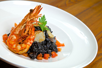 Food in the restaurant