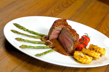 Food in the restaurant