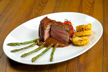 Food in the restaurant