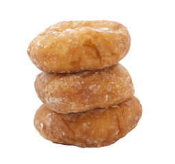 Doughnuts isolated on white