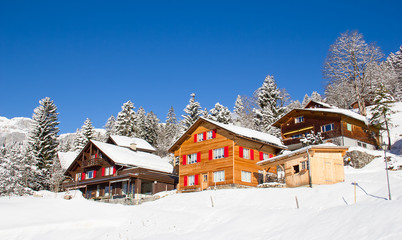 Winter in alps