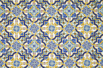 Typical andalusian tiled wall