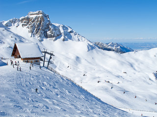 Winter in the alps