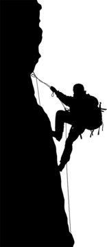 climber silhouette