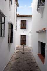 Traditional white houses in Grazalema town, Spain