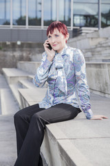 young confident women business fashion