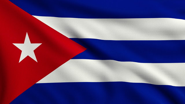 Flag of Cuba looping