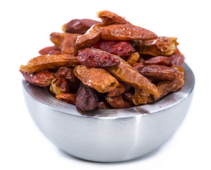 Chilli Spice in a small Bowl (on white)