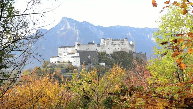 Panoramic view of the historic city of Salzburg