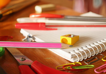 Colorful office tools