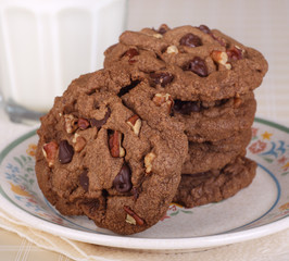 Stack of Chocolate Chip Cookies