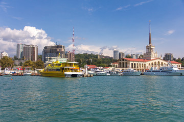 Fototapeta premium Sochi passenger port