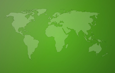 green worldmap