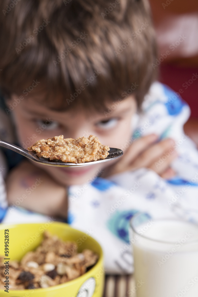 Wall mural look at cereals