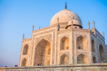Fototapeta na wymiar Taj mahal,famous monument,Greatest marble tomb in India,Agra