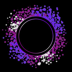 abstract label background vector