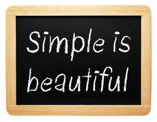 Fototapeta premium Simple is beautiful