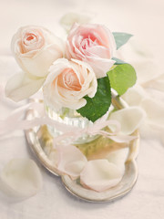 Cream roses