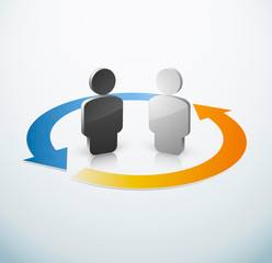 Travail collaboration équipe