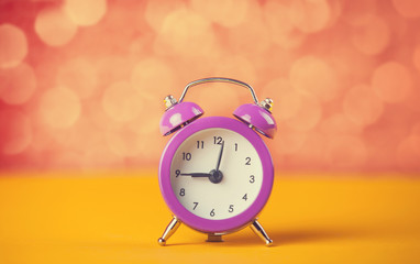 Retro alarm clock