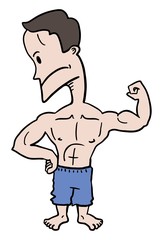 Fototapeta premium Strong man