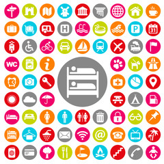 Icones, vacance et tourisme