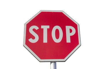 Traffic sign for stop