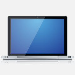 Modern laptop vector icon