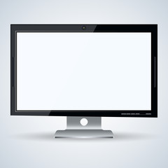 Fototapeta premium 3d monitor vector illustration