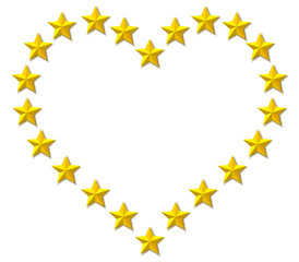 Obraz premium Starry heart