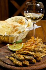 Food in the restaurant