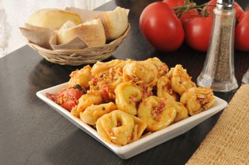 Tortellini with Roasted Tomato Pesto