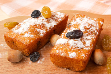 yummy biscuits close up