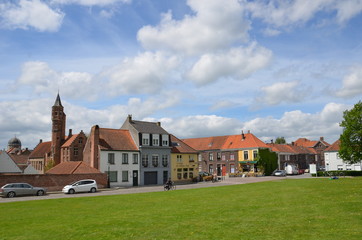 Fototapeta na wymiar Ville de Bruges en Belgique