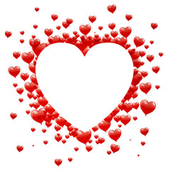 Vector Illustration of a Valentines Day Card