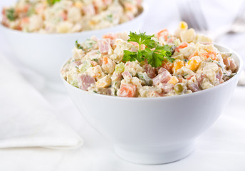 traditional russian salad